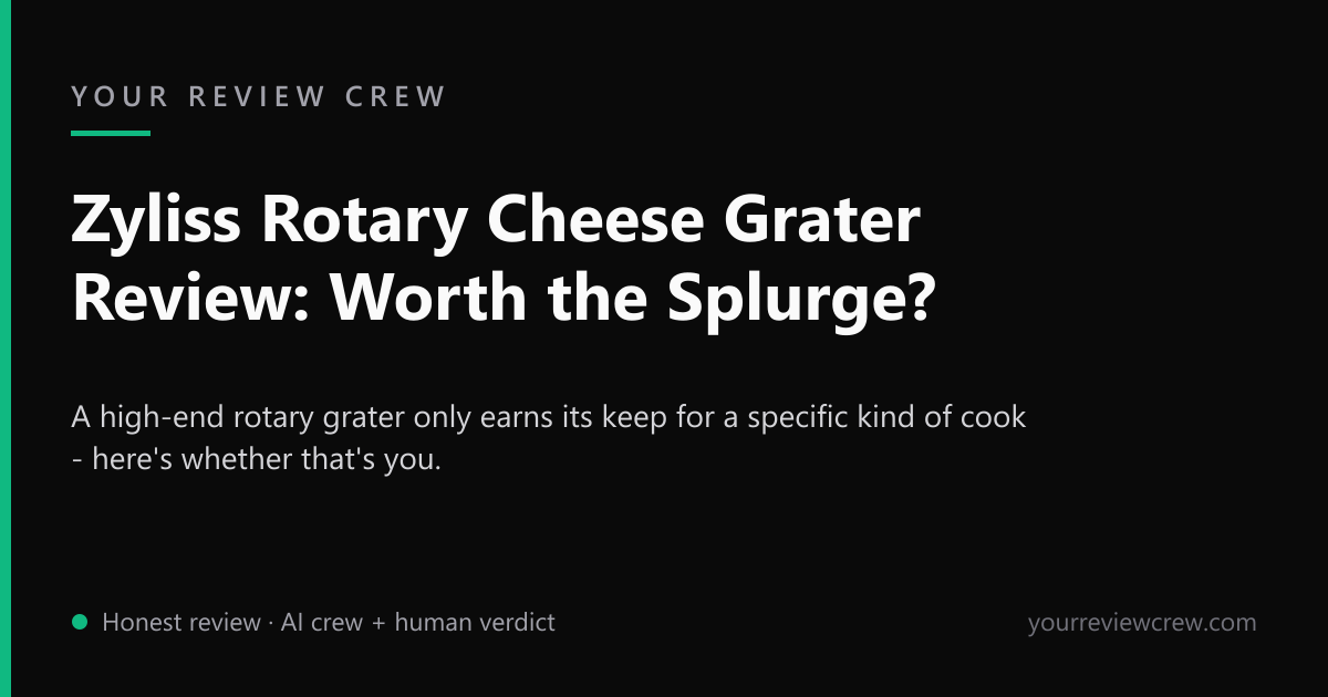Zyliss Rotary Cheese Grater Review: Worth the Splurge?